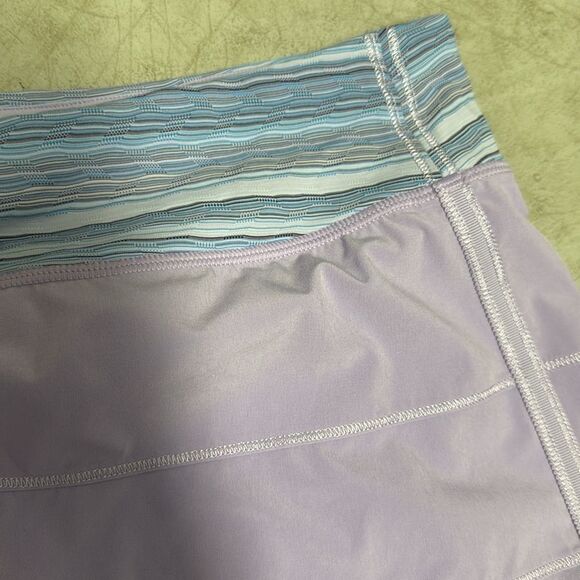 Purple and Blue Athletic Skirt LULULEMON Shorts - Size 8 Like New - Picture 4 of 4